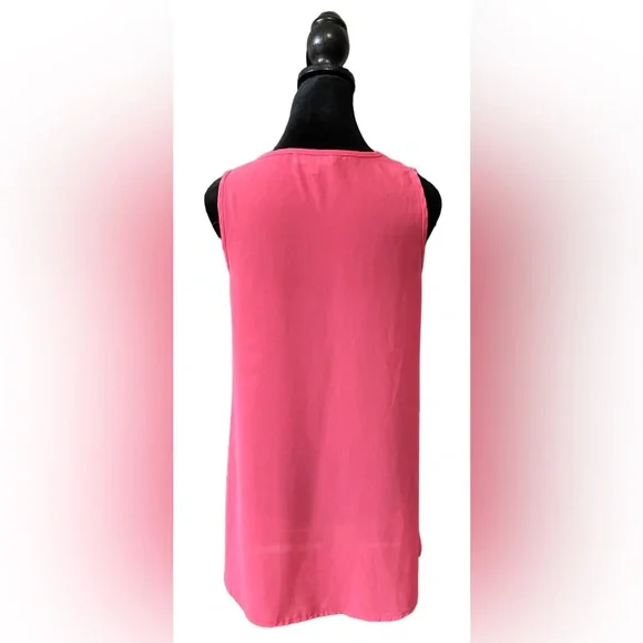 Ya Los Angeles: Silk Ruffled Tier Sleeveless Blouse - Picture 6 of 17